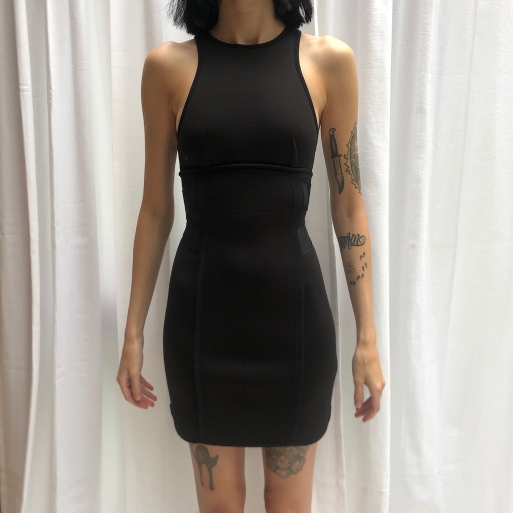 Alexander Wang Size 4 H&M Black Bandage Dress